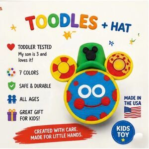 Toodles w/ Hat From Mickey Mouse Clubhouse Kids Fan Art Toy All Ages USA Made